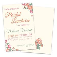 Home Bridal Luncheon Invitations Bridal Luncheon Bridal Shower Invitations