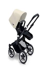 Bugaboo Buffalo Stroller Bundle Black Base With Off White Tailored Fabric Set Stroller Baby Strollers Bugaboo Buffalo