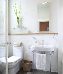 Look for bathroom wall shelves to increase storage in smaller baths, like powder rooms, while keeping floor space open. 35 Best Bathroom Shelf Ideas For 2021 Unique Shelving Storage Bathroom Shelves Minimalist Bathroom Small Bathroom