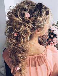 20 Soft And Sweet Wedding Hairstyles For Curly Hair 2021