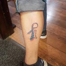 The cancer ribbon tattoo is used with various colors to identify victims and survivors of cancer. Prostate Cancer Tattoo Images
