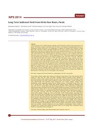 Not only for the price, but i mostly liked the concept that after more than 20. Pdf Long Term Sediment Yield From Kinta Rver Basin Perak