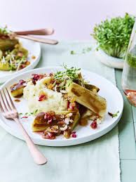Rouleaux De Poireaux Aigre Doux Puree De Panais Recept Pastinaak Vegetarische Gerechten Vegetarisch