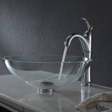 glass sink, glass vessel sinks