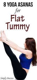 8 Yoga Asanas For Flat Tummy Yoga For Flat Tummy Yoga Positions For Beginners Flat Tummy
