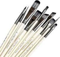 10pcs Artist Paint Brushes Set Different Nylon Hair Tips Paintbrushes  Professional Miniature Painting Kits for Acrylic Oil Watercolor Gouache Art  Face ...
