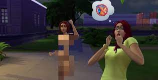This mod removes the mosaic/cens. The Sims 4 How To Get Naked Streak Video Games Blogger