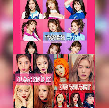 Seit koreanische gruppen wie blackpink und twice auch hierzulande immer beliebter werden, ist der look nicht mehr wegzudenken. Blackpink Twice And Redvelvet Music Video Startseite Facebook