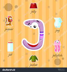 Words starting with j · jacket (noun) · jail (noun) · jam (verb) · jar (noun) · jargon (noun) · jaw · jealous (adjective) · jealousy . Letter J Words Stock Vector Royalty Free 539683765