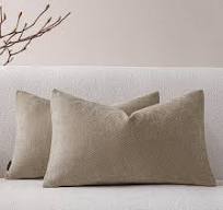 Amazon.com: a moment Pack of 2 Decorative Chenille Throw ...