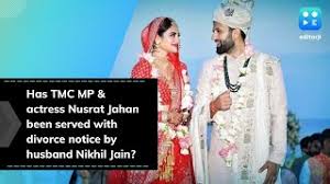 Nusrat jahan who is regarded as one of the most popular bengali actresses, as well as a successful politician, was born on 8th january to a muslim family in west bengal india. Has Tmc Mp Actress Nusrat Jahan Been Served With Divorce Notice By Husband Nikhil Jain Youtube