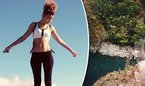 Calculate how high she is above the ground at the bottom of her fall. Bungee Jump Death Two Men Prosecuted After Tragic Accident Kills Brit World News Express Co Uk