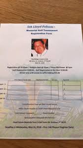 Lloyd Folsom Memorial Golf Tournament