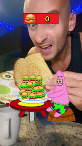 Patrick Eating Burger Fun Times