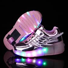 Risrich Kids Shoes With Led Lights In 2020 Light Up Shoes Girls Shoes Kids Roller Shoes