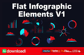 Flat Infographic Elements V1 Videohive Free Download
