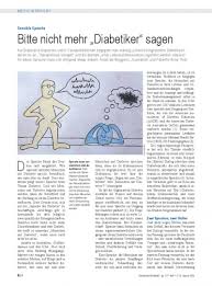 Sensible Sprache Bitte Nicht Mehr Diabetiker Sagen