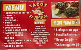 Maybe you would like to learn more about one of these? Online Menu Of Tacos El Amigo Restaurant Colorado Springs Colorado 80916 Zmenu