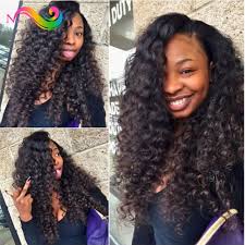 This hair holds curls very well and tends to hold curls longer which is bouncy and lightweight. Find More Human Hair Weft With Closure Information About 7a Brazilian Deep Curly Virgin Hai Curly Human Hair Extensions Cheap Hair Extensions Curly Hair Styles