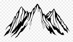 Clip Art Black And White Mountain Png Download 3390027 Black And White Clip Art Art