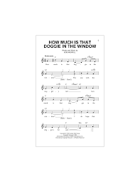 Common problems in puppy mills include: How Much Is That Doggie In The Window Sheet Music To Download
