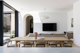 Elle rectangular block coffee table natural travertine make your house a home bendigo central victoria. By The Pool House In Melbourne Victoria E Architect