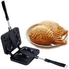2 Sided Japanese Taiyaki Fish Shaped Casting Mold Pancake Waffle Maker |  eBay