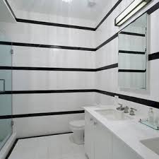 Check spelling or type a new query. 75 Beautiful Modern Black And White Tile Bathroom Pictures Ideas July 2021 Houzz