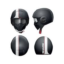 Black And White Motorcycle Helmet Shark Raw Helmet Matte Black White Stripe Online Shop Accessories Helmet Black White Stripes