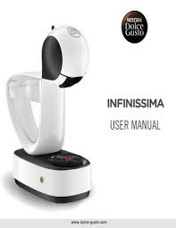 Treat your machine to some tlc with the descaling kit. Dolce Gusto Infinissima Owner S Manual Manualzz