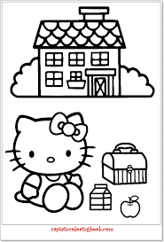 Hello kitty bilder 27 | ausmalbilder gratis ausmalbilder von hello kitty 27. Coloring Book Pdf Download
