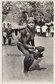 Africa: Topless Indigenous Dancing Girl / Tribal - Ethno (Vintage RPPC) |  eBay