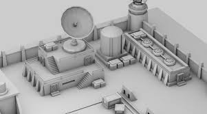 Artstation Low Poly Military Base Game Environment Mateusz Makowski Low Poly Military Base Building Art