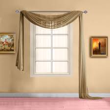 Do you suppose bay window scarf valance seems great? Warm Home Designs Gold Window Scarf Valance Sheer Gold Curtains Warmhomedesigns Com