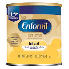 Enfamil Infant Formula Powder Milk Based Baby Formula With Iron 21 1 Oz Can Walmart Com Walmart Com