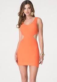 Bebe Textured Side Cutout Dress Side Cutout Dress Womens Dresses Dresses
