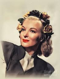 Hillary Brooke. 1914-1999. Statuesque blond actress worked in both A and B  movies from the eary 40's to mid 50's. She was a regular