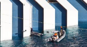 The bodies were discovered under the hull of the italian cruise ship; Cruise Ship Toll Climbs As Transcript Shows Captain Drama The New York Times