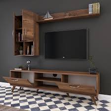 Rani A9 Duvar Rafli Kitaplikli Tv Unitesi Duvara Monte Dolapli Modern Ayakli Tv Sehpa Muebles Flotantes Para Tv Muebles Para Tv Modernos Muebles Para Pantallas