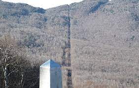A border marker marks the us/canada border. Drawing A Line Through The North Woods And Waters Arcnews