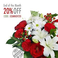 End Of The Month Offer Flat 20 Endofthemonth Specialoffer Onlineflowers Ontimedeliver Flower Delivery International Flower Delivery Fresh Flowers Online