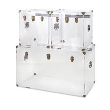 preston acrylic coffee table and trunks accent tables furniture acrylic coffee table coffee table trunk lucite furniture