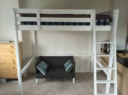loft double bed ikea stora stora white mattress and futon mattress in crouch end london gumtree desk under bed ikea bed double beds ikea