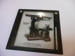 Buy 2 Antique Lantern Slides Featuring Hydraulic Wire Tester of Sam Denison  & Son and the Curve of Flow for a V Notch Online in India