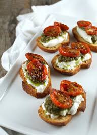 Authentic Suburban Gourmet Friday Night Bites Roasted Tomato Burrata Crostini Bruchettaappetizers In 2020 Food Appetizer Recipes Recipes