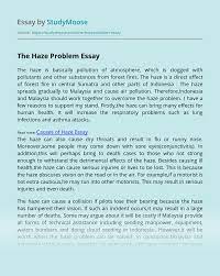 Article cas google scholar scarrott, c., & macdonald, a. The Haze Problem Free Essay Example