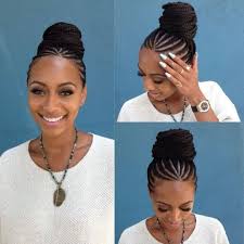 Updo Rolling Bun Cornrow Braids Jpg 584 584 Natural Hair Styles Braided Hairstyles African Braids Hairstyles