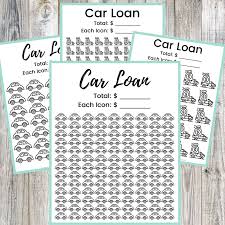 Car Loan Payoff Tracker Printable In 2021 Paying Off Car Loan Loan Payoff Car Loans