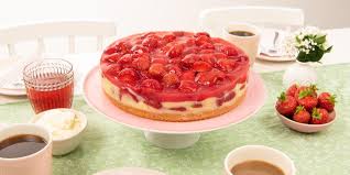 Erdbeer Pudding Kuchen Rezept Von Backen De Rezept In 2020 Erdbeerkuchen Rezept Erdbeerkuchen Pudding Kuchen
