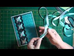 Both the boys were delighted with their cards and they are perfect for giving to their teachers this week. Plaited Ribbon Card Tutorial Card Making Magic Com Youtube